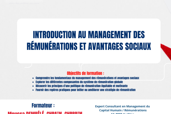 Introduction au Management des Rémunérations et Avantages Sociaux
